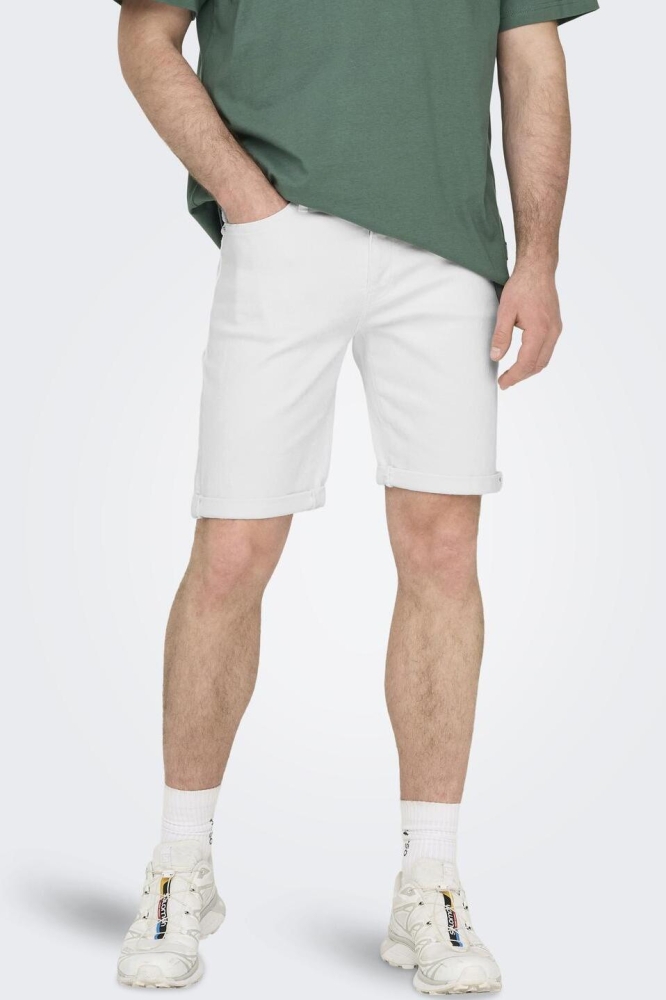ONSPLY WHITE 9297 AZG DNM SHORTS NO 22029297 White